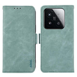 ABEEL Frosted Magnetic RFID Leather Phone Case, For Xiaomi 17T Pro 5G, For Xiaomi 17T 5G, For Xiaomi 17 Pro Max, For Xiaomi 17 Pro, For Xiaomi 17, For Xiaomi 15T Pro 5G, For Xiaomi 15T 5G, For Xiaomi Poco F7 Pro / F7 Ultra Global