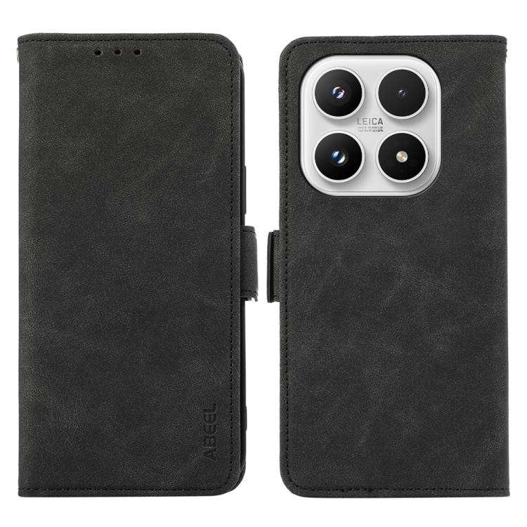 ABEEL Frosted Magnetic RFID Leather Phone Case, For Xiaomi 17T Pro 5G, For Xiaomi 17T 5G, For Xiaomi 17 Pro Max, For Xiaomi 17 Pro, For Xiaomi 17, For Xiaomi 15T Pro 5G, For Xiaomi 15T 5G, For Xiaomi Poco F7 Pro / F7 Ultra Global