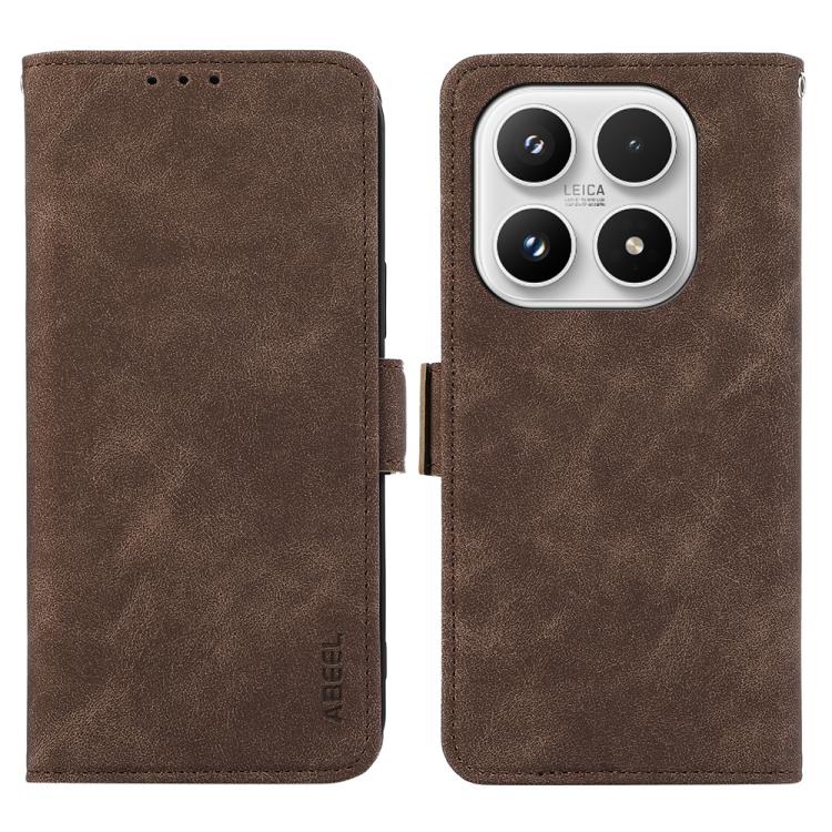 ABEEL Frosted Magnetic RFID Leather Phone Case, For Xiaomi 17T Pro 5G, For Xiaomi 17T 5G, For Xiaomi 17 Pro Max, For Xiaomi 17 Pro, For Xiaomi 17, For Xiaomi 15T Pro 5G, For Xiaomi 15T 5G, For Xiaomi Poco F7 Pro / F7 Ultra Global