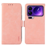 ABEEL Frosted Magnetic RFID Leather Phone Case, For Xiaomi 17T Pro 5G, For Xiaomi 17T 5G, For Xiaomi 17 Pro Max, For Xiaomi 17 Pro, For Xiaomi 17, For Xiaomi 15T Pro 5G, For Xiaomi 15T 5G, For Xiaomi Poco F7 Pro / F7 Ultra Global