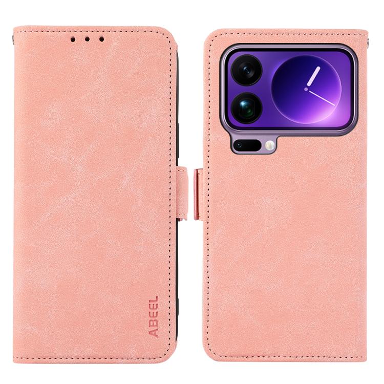 ABEEL Frosted Magnetic RFID Leather Phone Case, For Xiaomi 17T Pro 5G, For Xiaomi 17T 5G, For Xiaomi 17 Pro Max, For Xiaomi 17 Pro, For Xiaomi 17, For Xiaomi 15T Pro 5G, For Xiaomi 15T 5G, For Xiaomi Poco F7 Pro / F7 Ultra Global