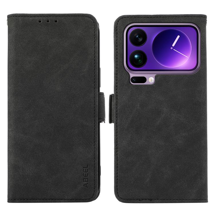 ABEEL Frosted Magnetic RFID Leather Phone Case, For Xiaomi 17T Pro 5G, For Xiaomi 17T 5G, For Xiaomi 17 Pro Max, For Xiaomi 17 Pro, For Xiaomi 17, For Xiaomi 15T Pro 5G, For Xiaomi 15T 5G, For Xiaomi Poco F7 Pro / F7 Ultra Global