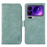 ABEEL Frosted Magnetic RFID Leather Phone Case, For Xiaomi 17T Pro 5G, For Xiaomi 17T 5G, For Xiaomi 17 Pro Max, For Xiaomi 17 Pro, For Xiaomi 17, For Xiaomi 15T Pro 5G, For Xiaomi 15T 5G, For Xiaomi Poco F7 Pro / F7 Ultra Global