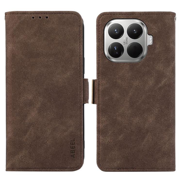 ABEEL Frosted Magnetic RFID Leather Phone Case, For Xiaomi 17T Pro 5G, For Xiaomi 17T 5G, For Xiaomi 17 Pro Max, For Xiaomi 17 Pro, For Xiaomi 17, For Xiaomi 15T Pro 5G, For Xiaomi 15T 5G, For Xiaomi Poco F7 Pro / F7 Ultra Global