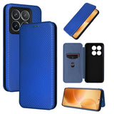 Carbon Fiber Texture Flip Leather Phone Case, For Xiaomi 15 Pro, For Xiaomi 15, For Xiaomi 14T Pro, For Xiaomi 14T