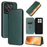 Carbon Fiber Texture Flip Leather Phone Case, For Xiaomi 15 Pro, For Xiaomi 15, For Xiaomi 14T Pro, For Xiaomi 14T