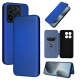 Carbon Fiber Texture Flip Leather Phone Case, For Xiaomi 15 Pro, For Xiaomi 15, For Xiaomi 14T Pro, For Xiaomi 14T