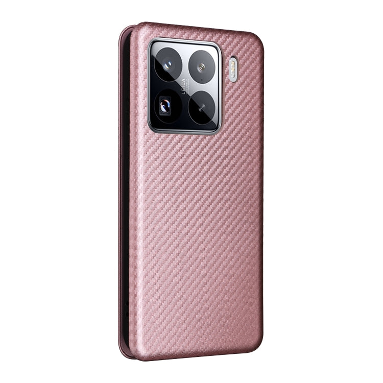 Carbon Fiber Texture Flip Leather Phone Case, For Xiaomi 15, For Xiaomi 14T Pro, For Xiaomi 14T