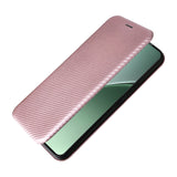 Carbon Fiber Texture Flip Leather Phone Case, For Xiaomi 15 Pro, For Xiaomi 15, For Xiaomi 14T Pro, For Xiaomi 14T