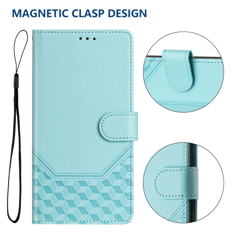 Honeycomb Embossing RFID Leather Phone Case, For iPhone 11 Pro Max, For iPhone 11, For iPhone 11 Pro, For iPhone X / XS, For iPhone XR, For iPhone XS Max, For iPhone 8 Plus / 7 Plus