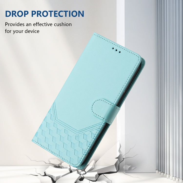 Honeycomb Embossing RFID Leather Phone Case, For iPhone 11 Pro Max, For iPhone 11, For iPhone 11 Pro, For iPhone X / XS, For iPhone XR, For iPhone XS Max, For iPhone 8 Plus / 7 Plus
