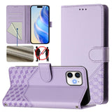 Honeycomb Embossing RFID Leather Phone Case, For iPhone 11 Pro Max, For iPhone 11, For iPhone 11 Pro, For iPhone X / XS, For iPhone XR, For iPhone XS Max, For iPhone 8 Plus / 7 Plus