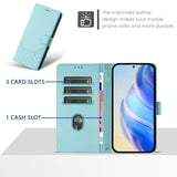 Honeycomb Embossing RFID Leather Phone Case, For iPhone 17e / 16e, For iPhone 17 Pro Max, For iPhone 17 Pro, For iPhone 17, For iPhone Air, For iPhone 16 Pro Max, For iPhone 16 Pro, For iPhone 16 Plus