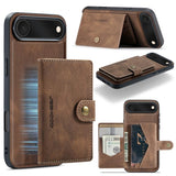 JEEHOOD J01 Retro Magnetic Detachable Wallet Phone Case, For iPhone 17e / 16e, For iPhone 17 Pro Max, For iPhone 17 Pro, For iPhone Air, For iPhone 16 Pro Max, For iPhone 16 Pro