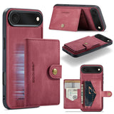 JEEHOOD J01 Retro Magnetic Detachable Wallet Phone Case, For iPhone 17e / 16e, For iPhone 17 Pro Max, For iPhone 17 Pro, For iPhone Air, For iPhone 16 Pro Max, For iPhone 16 Pro