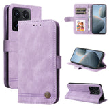 Skin Feel Life Tree Metal Button Leather Phone Case, For Xiaomi 15T 5G, For Xiaomi 15 Ultra, For Xiaomi 15 Pro, For Xiaomi 15, For Xiaomi 14T Pro, For Xiaomi 14T