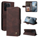 Skin Feel Life Tree Metal Button Leather Phone Case, For Xiaomi 15T 5G, For Xiaomi 15 Ultra, For Xiaomi 15 Pro, For Xiaomi 15, For Xiaomi 14T Pro, For Xiaomi 14T
