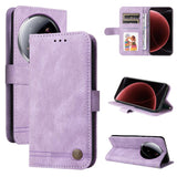 Skin Feel Life Tree Metal Button Leather Phone Case, For Xiaomi 15T Pro 5G, For Xiaomi 15T 5G, For Xiaomi 15 Ultra, For Xiaomi 15 Pro, For Xiaomi 15, For Xiaomi 14T Pro, For Xiaomi 14T