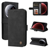 Skin Feel Life Tree Metal Button Leather Phone Case, For Xiaomi 15T Pro 5G, For Xiaomi 15T 5G, For Xiaomi 15 Ultra, For Xiaomi 15 Pro, For Xiaomi 15, For Xiaomi 14T Pro, For Xiaomi 14T