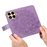 Seven-petal Flowers Embossing Leather Phone Case, For Xiaomi 15T Pro 5G, For Xiaomi 15T 5G, For Xiaomi 15 Ultra, For Xiaomi 15 Pro, For Xiaomi 15, For Xiaomi 14T Pro, For Xiaomi 14T