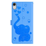 Cartoon Elephant Embossed Leather Phone Case, For iPhone XR, For iPhone XS Max, For iPhone 8 Plus / 7 Plus