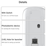 Yesido KB15 Slim 2.4G Rechargeable Wireless Optical Mouse, KB15