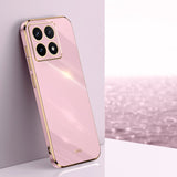 XINLI Straight Edge 6D Electroplate TPU Phone Case, For Xiaomi 15, For Xiaomi 14T Pro 5G Global, For Xiaomi 14T 5G Global