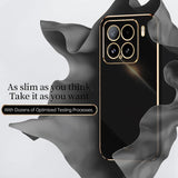 XINLI Straight Edge 6D Electroplate TPU Phone Case, For Xiaomi 15, For Xiaomi 14T Pro 5G Global, For Xiaomi 14T 5G Global