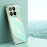 XINLI Straight Edge 6D Electroplate TPU Phone Case, For Xiaomi Poco M7 Pro 5G, For Xiaomi 15 Pro, For Xiaomi 15, For Xiaomi 14T Pro 5G Global, For Xiaomi 14T 5G Global