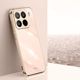 XINLI Straight Edge 6D Electroplate TPU Phone Case, For Xiaomi Poco M7 Pro 5G, For Xiaomi 15 Pro, For Xiaomi 15, For Xiaomi 14T Pro 5G Global, For Xiaomi 14T 5G Global