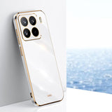 XINLI Straight Edge 6D Electroplate TPU Phone Case, For Xiaomi Poco M7 Pro 5G, For Xiaomi 15 Pro, For Xiaomi 15, For Xiaomi 14T Pro 5G Global, For Xiaomi 14T 5G Global