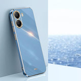 XINLI Straight Edge 6D Electroplate TPU Phone Case, For Xiaomi 15T Global, For Xiaomi Civi 5 Pro, For Xiaomi 15 Ultra, For Xiaomi Poco X7 Pro 5G, For Xiaomi Poco M7 Pro 5G, For Xiaomi 15 Pro