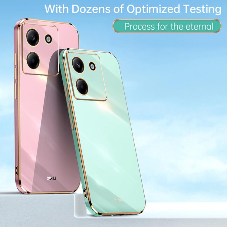 XINLI Straight Edge 6D Electroplate TPU Phone Case, For Xiaomi Poco M7 Pro 5G, For Xiaomi 15 Pro, For Xiaomi 15, For Xiaomi 14T Pro 5G Global, For Xiaomi 14T 5G Global