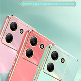 XINLI Straight Edge 6D Electroplate TPU Phone Case, For Xiaomi Poco M7 Pro 5G, For Xiaomi 15 Pro, For Xiaomi 15, For Xiaomi 14T Pro 5G Global, For Xiaomi 14T 5G Global
