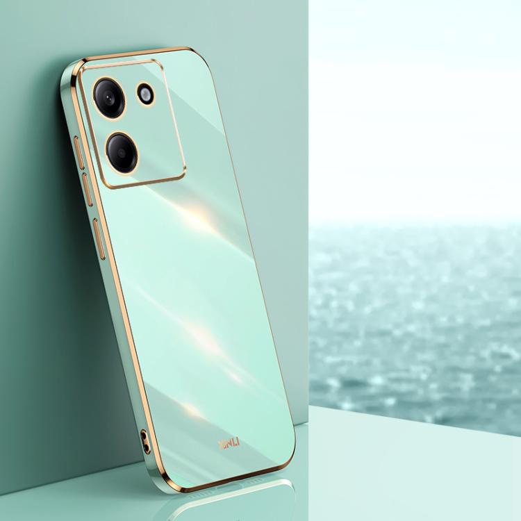 XINLI Straight Edge 6D Electroplate TPU Phone Case, For Xiaomi Poco M7 Pro 5G, For Xiaomi 15 Pro, For Xiaomi 15, For Xiaomi 14T Pro 5G Global, For Xiaomi 14T 5G Global