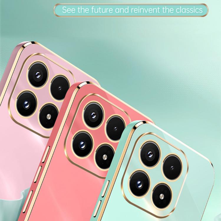 XINLI Straight Edge 6D Electroplate TPU Phone Case, For Xiaomi 17, For Xiaomi 15T Pro, For Xiaomi 15T Global, For Xiaomi Civi 5 Pro, For Xiaomi 15 Ultra, For Xiaomi Poco X7 Pro 5G