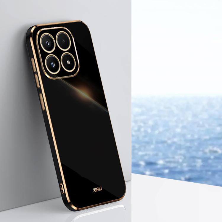 XINLI Straight Edge 6D Electroplate TPU Phone Case, For Xiaomi 17, For Xiaomi 15T Pro, For Xiaomi 15T Global, For Xiaomi Civi 5 Pro, For Xiaomi 15 Ultra, For Xiaomi Poco X7 Pro 5G