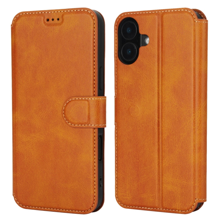Shockproof PU + TPU Leather Phone Case, For iPhone 17 Pro Max, For iPhone 17 Pro, For iPhone 17, For iPhone Air, For iPhone 16 Pro Max, For iPhone 16 Pro, For iPhone 16 Plus, For iPhone 16