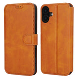 Shockproof PU + TPU Leather Phone Case, For iPhone 17 Pro Max, For iPhone 17 Pro, For iPhone 17, For iPhone Air, For iPhone 16 Pro Max, For iPhone 16 Pro, For iPhone 16 Plus, For iPhone 16