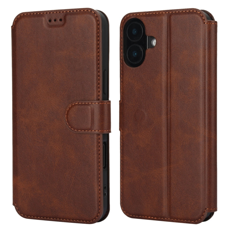Shockproof PU + TPU Leather Phone Case, For iPhone 17 Pro Max, For iPhone 17 Pro, For iPhone 17, For iPhone Air, For iPhone 16 Pro Max, For iPhone 16 Pro, For iPhone 16 Plus, For iPhone 16