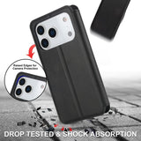 Shockproof PU + TPU Leather Phone Case, For iPhone 17 Pro Max, For iPhone 17 Pro, For iPhone 17, For iPhone Air, For iPhone 16 Pro Max, For iPhone 16 Pro, For iPhone 16 Plus, For iPhone 16