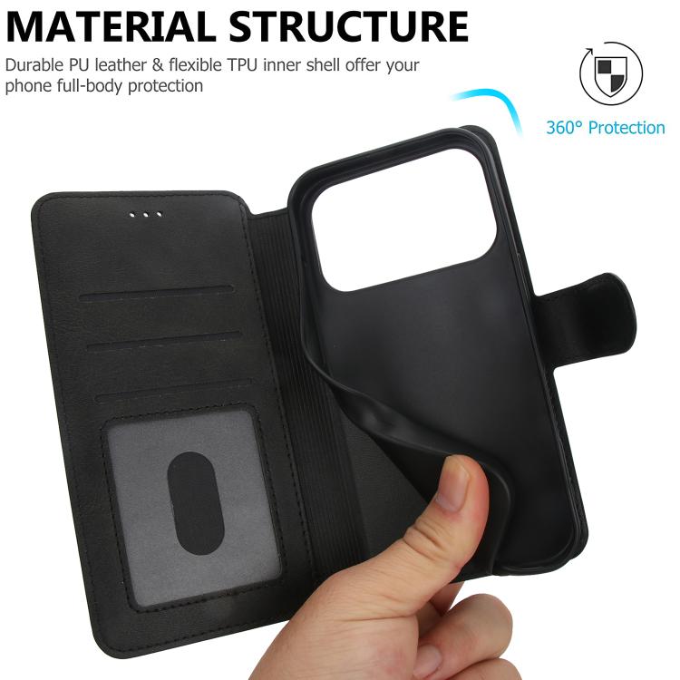 Shockproof PU + TPU Leather Phone Case, For iPhone 17 Pro Max, For iPhone 17 Pro, For iPhone 17, For iPhone Air, For iPhone 16 Pro Max, For iPhone 16 Pro, For iPhone 16 Plus, For iPhone 16
