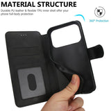 Shockproof PU + TPU Leather Phone Case, For iPhone 17 Pro Max, For iPhone 17 Pro, For iPhone 17, For iPhone Air, For iPhone 16 Pro Max, For iPhone 16 Pro, For iPhone 16 Plus, For iPhone 16