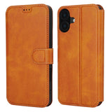 Shockproof PU + TPU Leather Phone Case, For iPhone 17 Pro Max, For iPhone 17 Pro, For iPhone 17, For iPhone Air, For iPhone 16 Pro Max, For iPhone 16 Pro, For iPhone 16 Plus, For iPhone 16