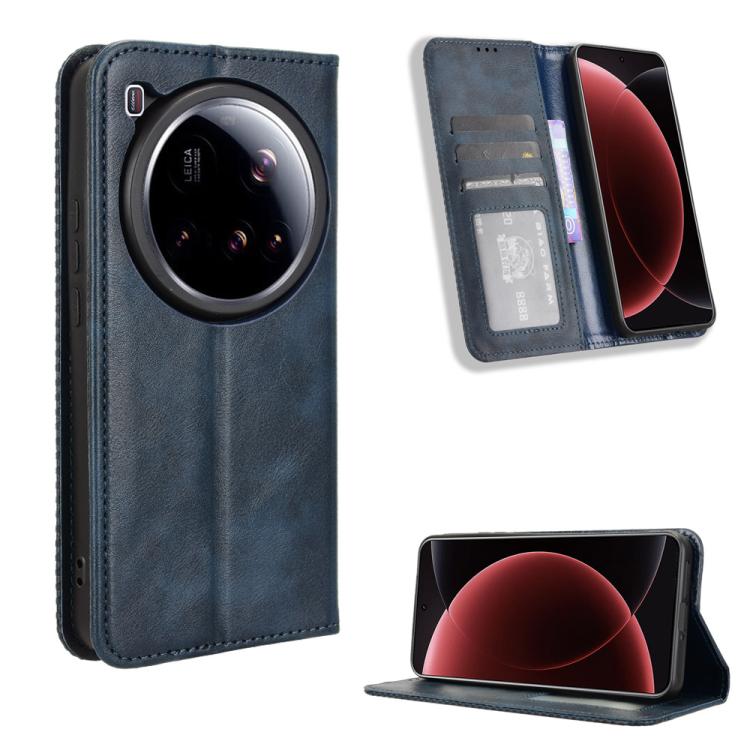 Magnetic Buckle Retro Texture Leather Phone Case, For Xiaomi 15 Ultra, For Xiaomi Poco X7 Pro 5G, For Xiaomi Poco M7 Pro 5G, For Xiaomi 15 Pro, For Xiaomi 15, For Xiaomi 14T Pro, For Xiaomi 14T