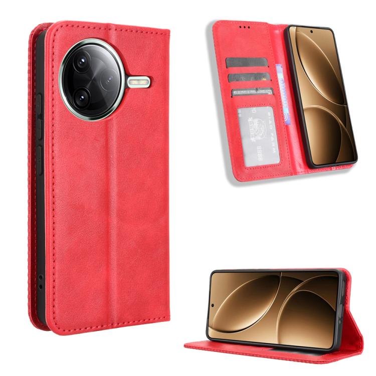 Magnetic Buckle Retro Texture Leather Phone Case, For Xiaomi 17 Ultra, For Xiaomi 17 Pro Max, For Xiaomi 17 Pro, For Xiaomi 17, For Xiaomi Poco M7 4G 171mm, For Xiaomi 15T Pro 5G, For Xiaomi Civi 5 Pro 5G, For Xiaomi Poco C71 / Redmi A5 4G 171.7mm     ...