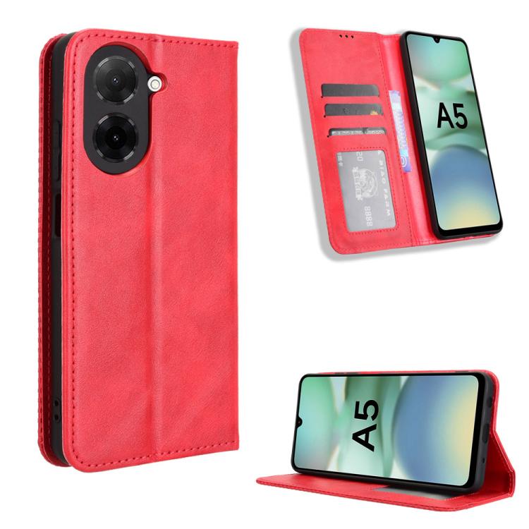 Magnetic Buckle Retro Texture Leather Phone Case, For Xiaomi 17 Ultra, For Xiaomi 17 Pro Max, For Xiaomi 17 Pro, For Xiaomi 17, For Xiaomi Poco M7 4G 171mm, For Xiaomi 15T Pro 5G, For Xiaomi Civi 5 Pro 5G, For Xiaomi Poco C71 / Redmi A5 4G 171.7mm     ...