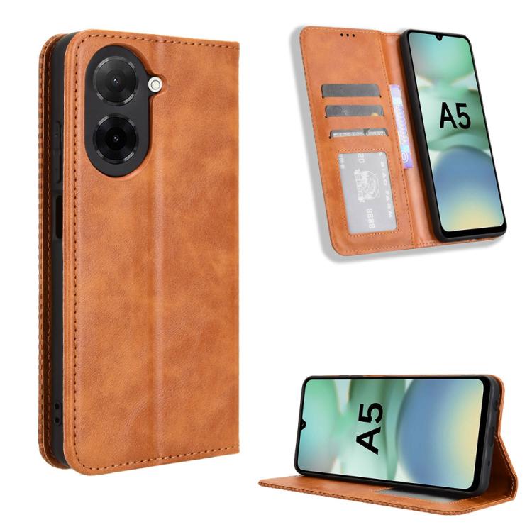Magnetic Buckle Retro Texture Leather Phone Case, For Xiaomi 17 Ultra, For Xiaomi 17 Pro Max, For Xiaomi 17 Pro, For Xiaomi 17, For Xiaomi Poco M7 4G 171mm, For Xiaomi 15T Pro 5G, For Xiaomi Civi 5 Pro 5G, For Xiaomi Poco C71 / Redmi A5 4G 171.7mm     ...