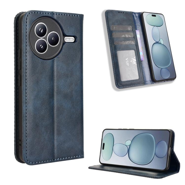 Magnetic Buckle Retro Texture Leather Phone Case, For Xiaomi 17 Ultra, For Xiaomi 17 Pro Max, For Xiaomi 17 Pro, For Xiaomi 17, For Xiaomi Poco M7 4G 171mm, For Xiaomi 15T Pro 5G, For Xiaomi Civi 5 Pro 5G, For Xiaomi Poco C71 / Redmi A5 4G 171.7mm     ...