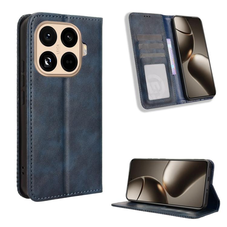 Magnetic Buckle Retro Texture Leather Phone Case, For Xiaomi 17 Ultra, For Xiaomi 17 Pro Max, For Xiaomi 17 Pro, For Xiaomi 17, For Xiaomi Poco M7 4G 171mm, For Xiaomi 15T Pro 5G, For Xiaomi Civi 5 Pro 5G, For Xiaomi Poco C71 / Redmi A5 4G 171.7mm     ...